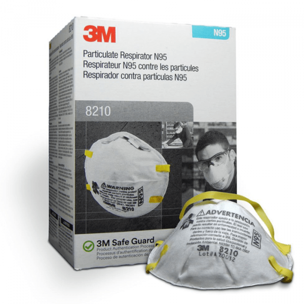 3M 8210 P2 Disposable Respirator - Box of 20