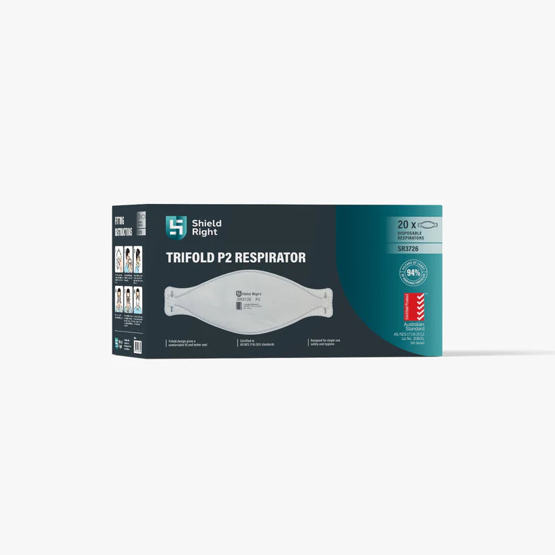 P2 Trifold Disposable Respirator Non-Valved