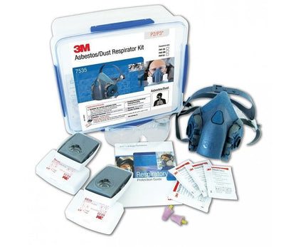 3M Asbestos Dust Half Face Respirator Kit 7535 - P2/P3 with Storage Case