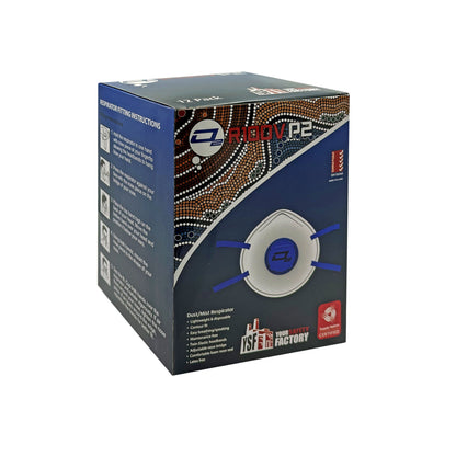 YourSafety Factory P2 Valved Disposable Respirator - Box of 12