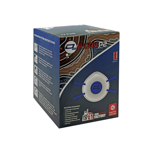 YourSafety Factory P2 Valved Disposable Respirator - Box of 12