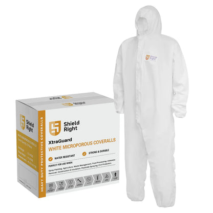 Advanced Microporous Coveralls Type 5/6 White