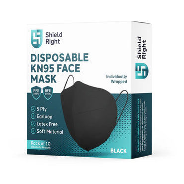 KN95 Face Mask 5-Ply Individually Wrapped - Carton of 1000