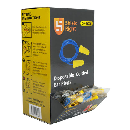 Corded Foam Earplugs