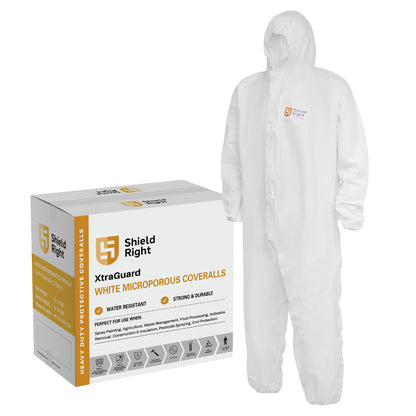 Micro-Porous Disposable Coverall Type 5/6 White - Carton of 50