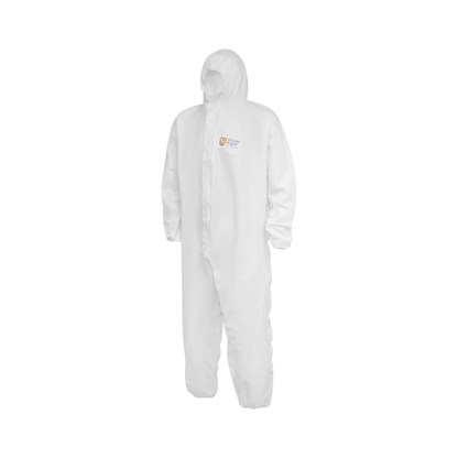 Micro-Porous Coverall Suit - White | Disposable Full Body Protection
